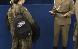 Spotkanie z płk Marcinem Kujawą Dow&oacute;dcą Pułku Reprezentacyjnego WP- (39)