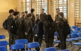 Spotkanie z płk Marcinem Kujawą Dow&oacute;dcą Pułku Reprezentacyjnego WP- (37)