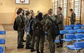 Spotkanie z płk Marcinem Kujawą Dow&oacute;dcą Pułku Reprezentacyjnego WP- (36)