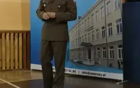 Spotkanie z płk Marcinem Kujawą Dow&oacute;dcą Pułku Reprezentacyjnego WP- (3)