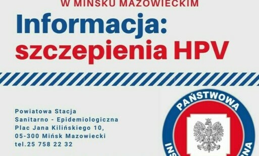 Zdjęcie do Powiatowa Stacja Sanitarno - Epidemiologiczna w Mińsku Mazowieckim informuje o szczepieniach przeciwko wirusowi HPV