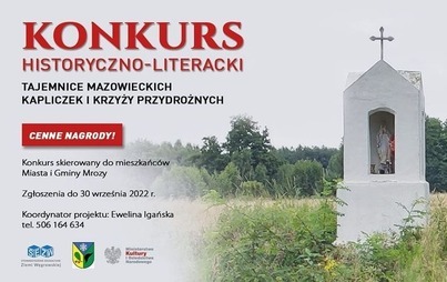 Zdjęcie do Konkurs historyczno-literacki Tajemnice mazowieckich krzyży i kapliczek